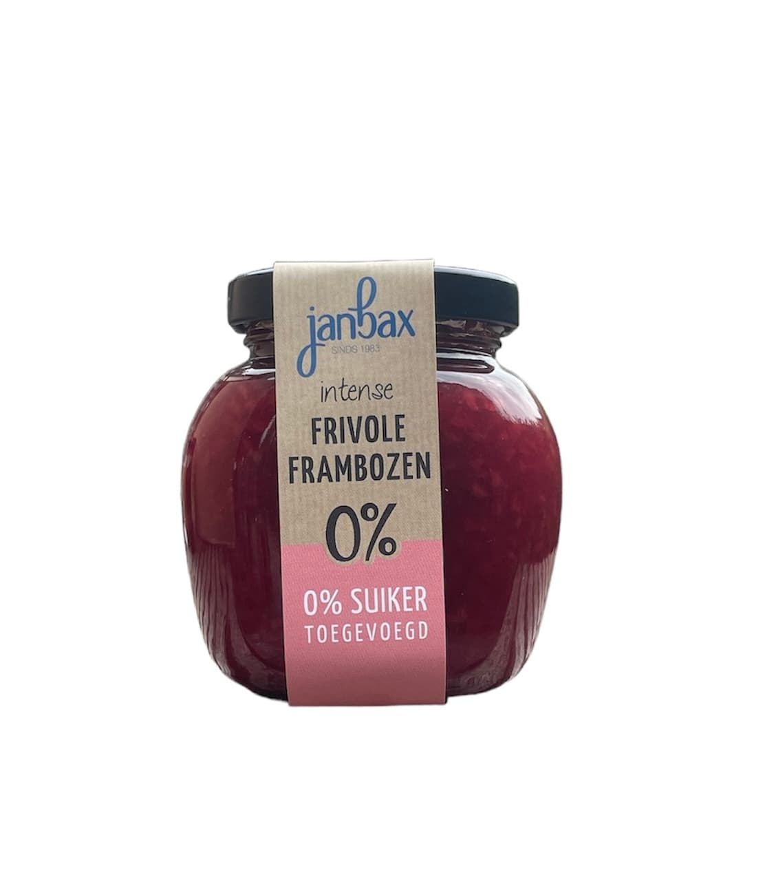 Janbax frivole Framboos Jam 0% toegevoegde suikers