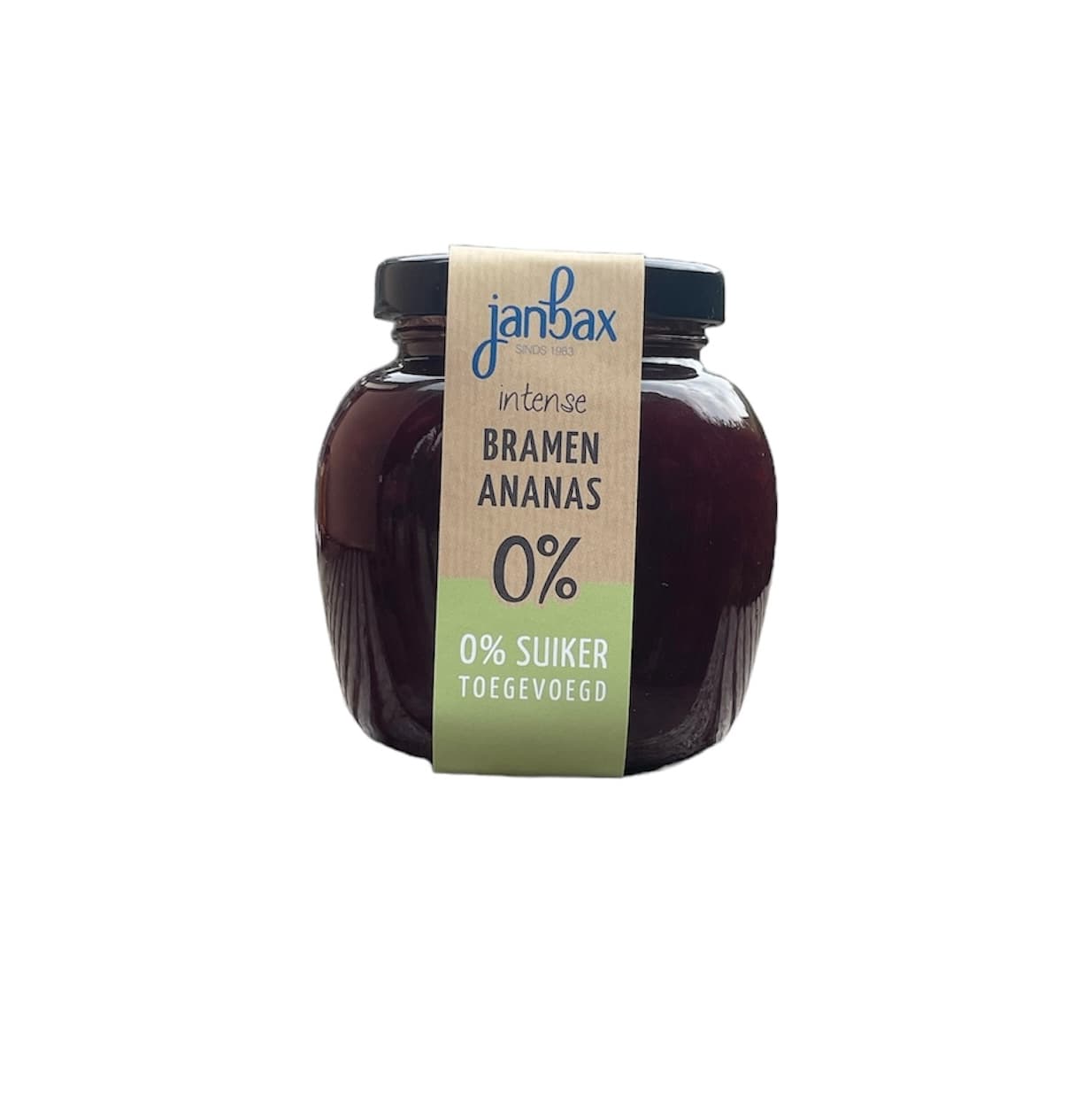 Janbax Bramen-Ananas Jam 0% toegevoegde suikers